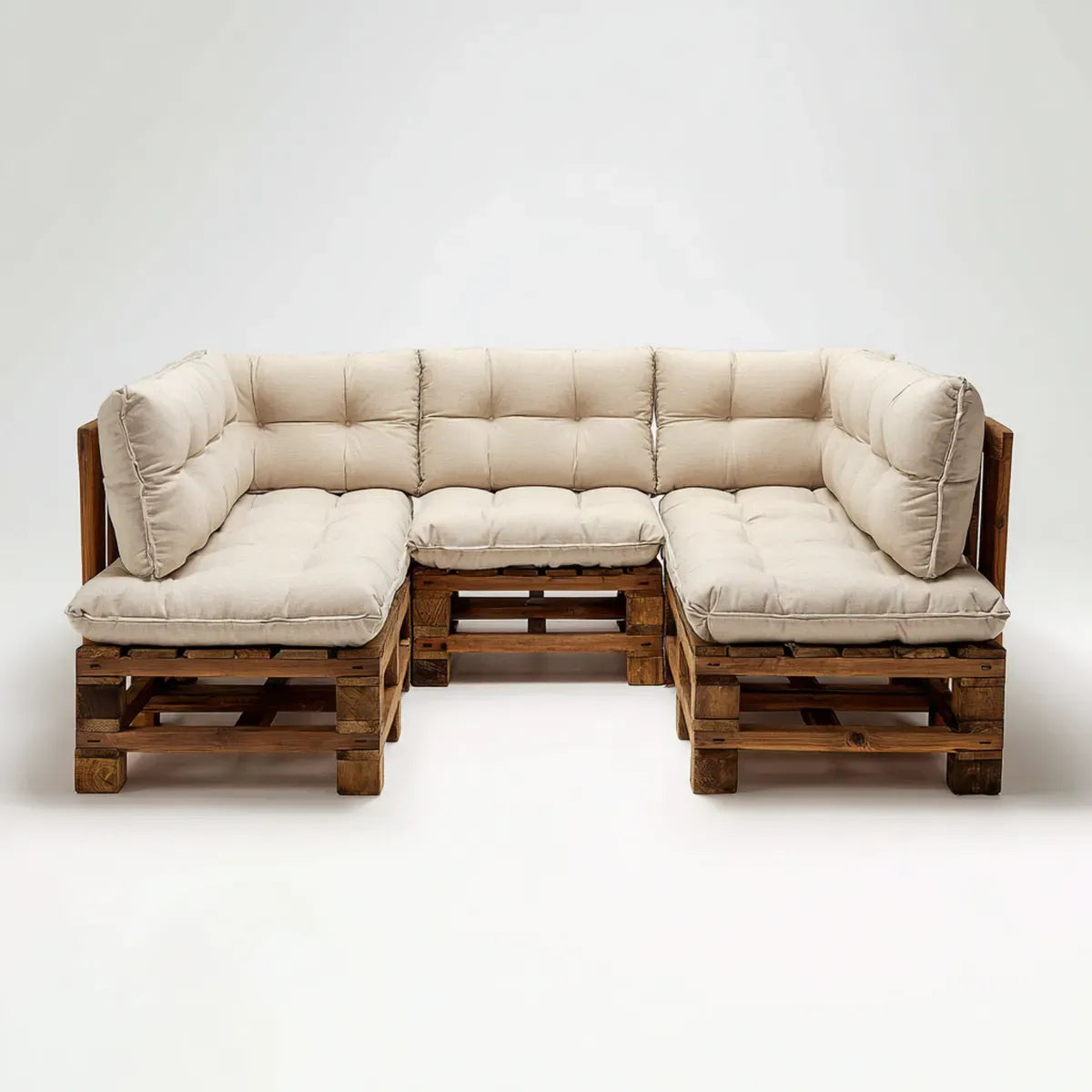 Sofa ogrodowa, Zestaw 3- osobowy z drewna sosnowego wykonanego z litego drewna sosnowego prostokątnego 240 x 80 x 70 cm