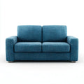 Sofa 2 Niebieskie postawy 160 x 85 cm w prostokątnym poliestrze, 160 x 85 x 85 cm